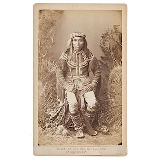 Ben Wittick Photograph of Nalte, Chief of the San Carlos Band of Apaches 
