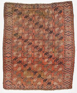 Antique Ersari Main Carpet: 6'9" x 8'3" (206 x 251 cm)