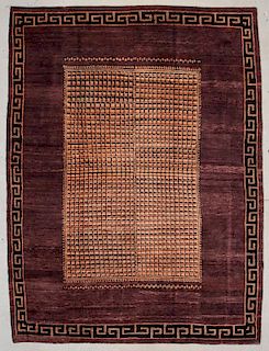 Modern Tibetan Rug: 8'9" x 11'8" (267 x 356 cm)