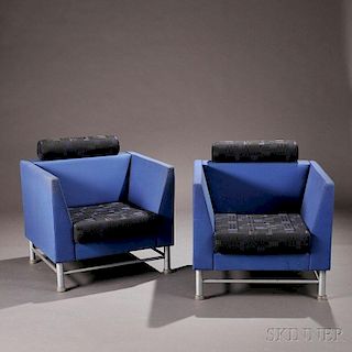 Pair of Ettore Sottsass for Knoll Eastside Chairs
