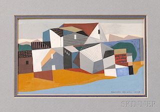 Kenneth Stubbs (American, 1907-1967)      A Study for Provincetown