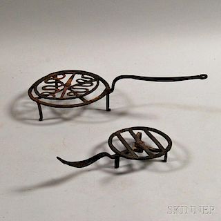 Small Wrought Iron Revolving Grill