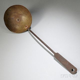 Brass and Wrought Iron Ladle