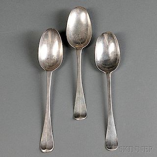 Three Silver Tablespoons