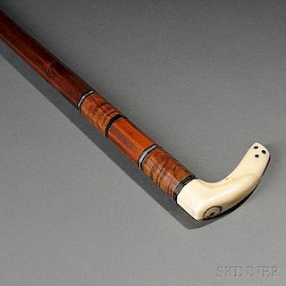 Wood and Whalebone Cane