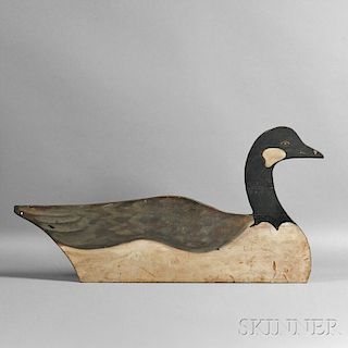 Painted Cutout of a Canada Goose