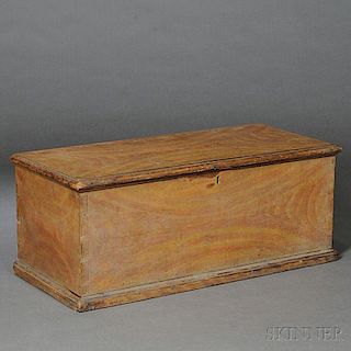 Small Paint-decorated Pine Six-board Chest