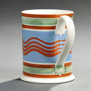 Mocha-decorated Pearlware Pint Mug
