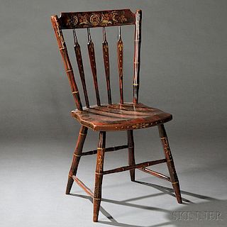 Paint-decorated Windsor Side Chair