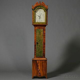 Federal Grain-painted Tall Case Clock