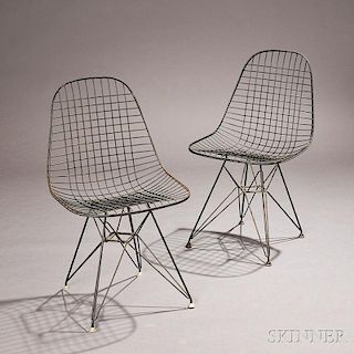 Pair of Charles and Ray Eames DKR-2 Chairs