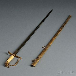 Eagle-pommel Sword and Scabbard