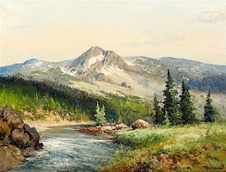 Robert William Wood, (American, 1889-1979), Headwaters of the Colorado, 1952