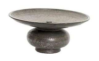 A Japanese Bronze Censer Height 6 x diameter 13 3/4 inches