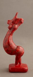 Mary Willage, "9th Month II," 2007, polychromed te