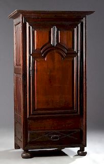 French Louis XIII Style Carved Walnut and Oak Bonn