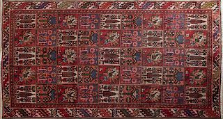 Bakhtiari Carpet, 6' 1 x 9' 4.