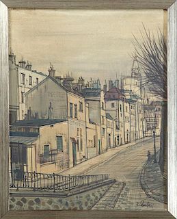 Paul Lambert (1910- ), "View of Paris," 20th c., o