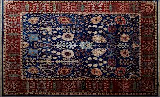 Peshawar Sultanabad Carpet, 8' x 9' 10.