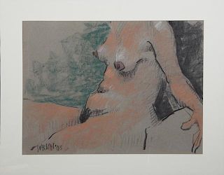 Don Wright (1938-2007), "Seated Female Nude," 2003