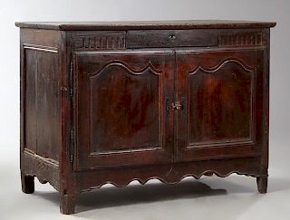 French Provincial Louis XV Style Carved Cherry and