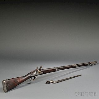 U.S. Model 1816 Flintlock Musket and Bayonet
