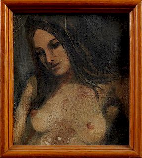 Jake Calico (New Orleans), "Nude Portrait," 20th c