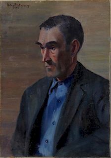 Helen Mather Stotesbury, "Portrait of a Man in a B