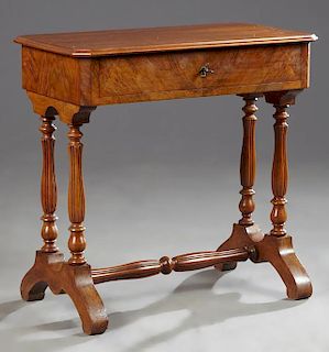 Louis Philippe Carved Walnut Writing Table, c. 185