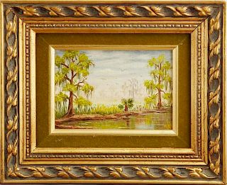 Virginia Quave Erchul, "Louisiana Cypress #1," 20t