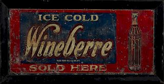 Two Lithographed Tin Advertising Signs, early 20th