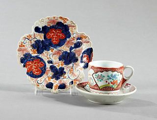 Three Pieces of Imari Porcelain, c. 1890, consisti