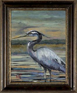 Jerome Weber (New Iberia, Louisiana), "Blue Heron,