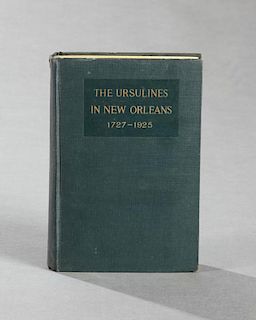 Book- "The Ursulines in New Orleans, 1727-1925," 1