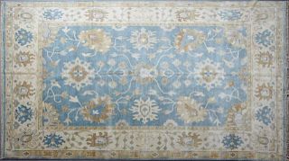 Turkish Angora Oushak Carpet, 9' 1 x 12'.