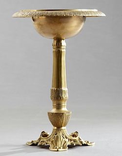 Unusual Bronze Standing Holy Altar Water Font, 20t