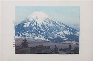 Hiroshi Yoshida, (Japanese, 1876-1950), Fuiji Mountain