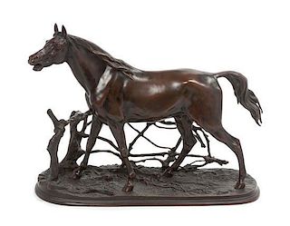 A French Bronze Figure Width 15 inches.
