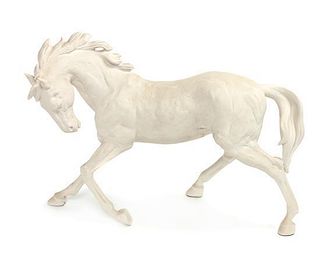 A Cybis Bisque Porcelain Figure Width 15 1/2 inches.