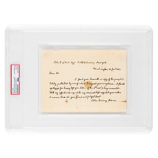John Quincy Adams Autograph Letter Signed as Secretary of State