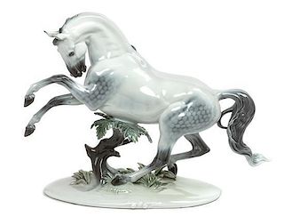 A Rosenthal Porcelain Figure Width 16 3/4 inches.