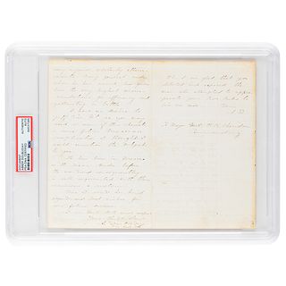 Abner Doubleday Autograph Letter Signed to Philip Sheridan
