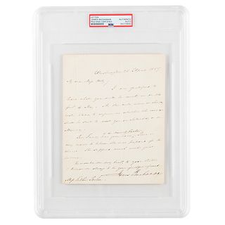 James Buchanan Autograph Letter Signed as President