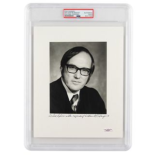 William Rehnquist Signature Photograph