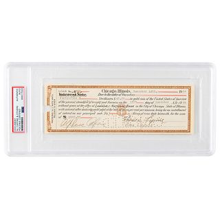 Al Capone Document Signed