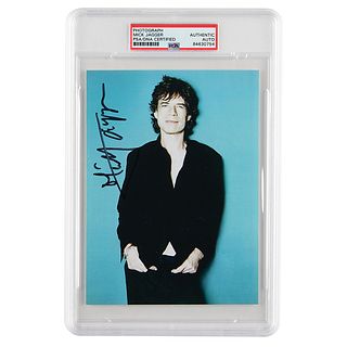 Rolling Stones: Mick Jagger Signed Photograph