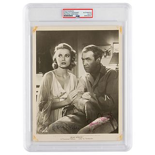 Rear Window: Grace Kelly and James Stewart Signed Photograph