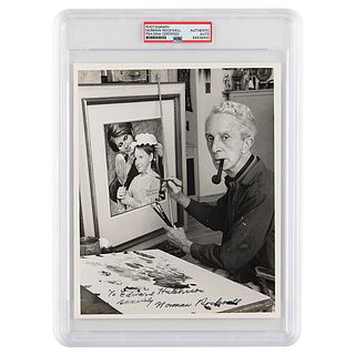 Norman Rockwell Signed Photograph