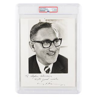 Henry Kissinger Signed Photograph