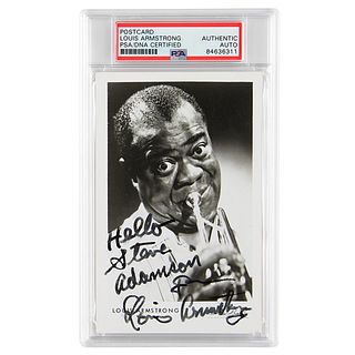 Louis Armstrong Signed Photograph